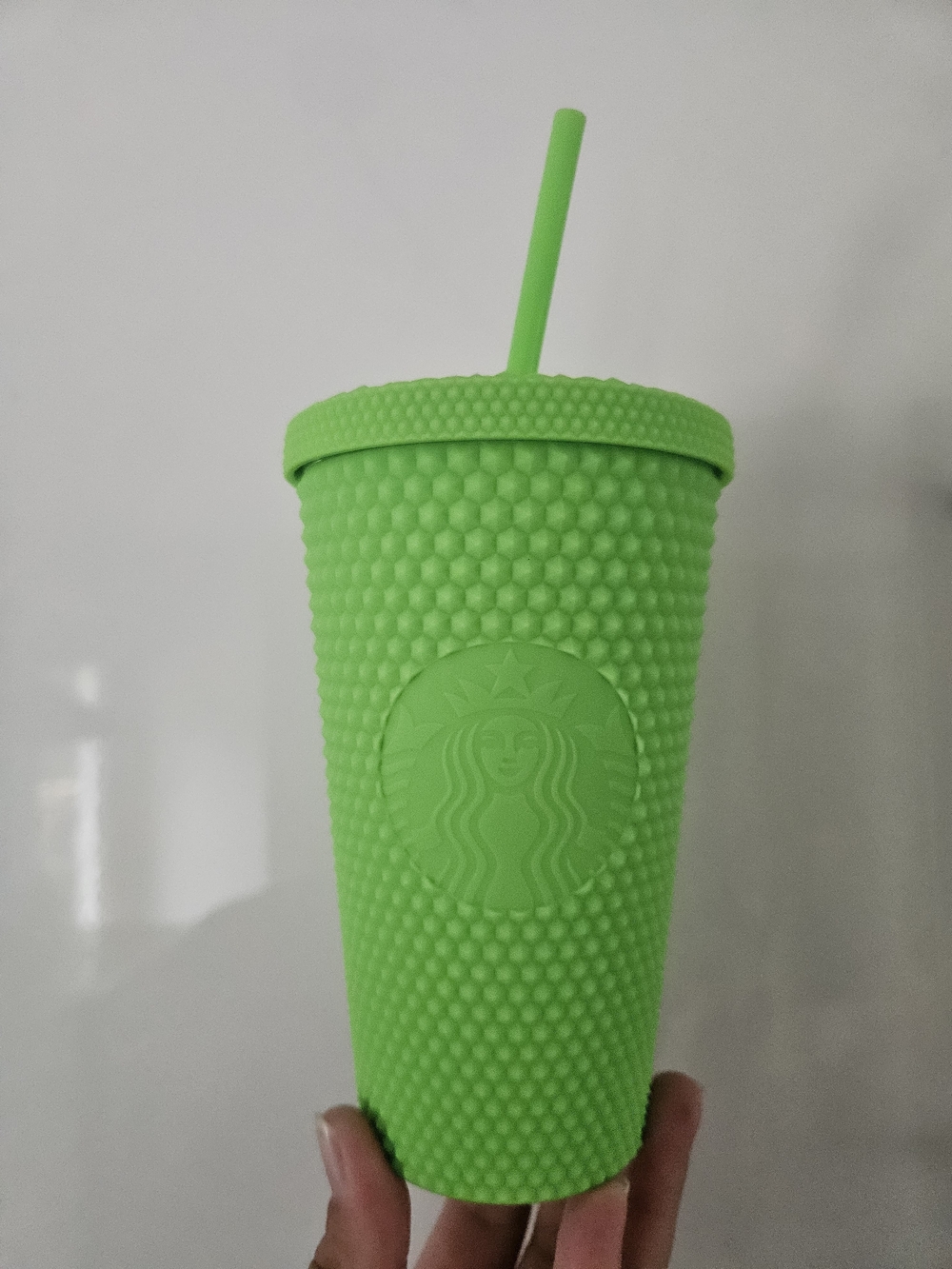 2021 Studded Neon Green Starbucks Tumbler